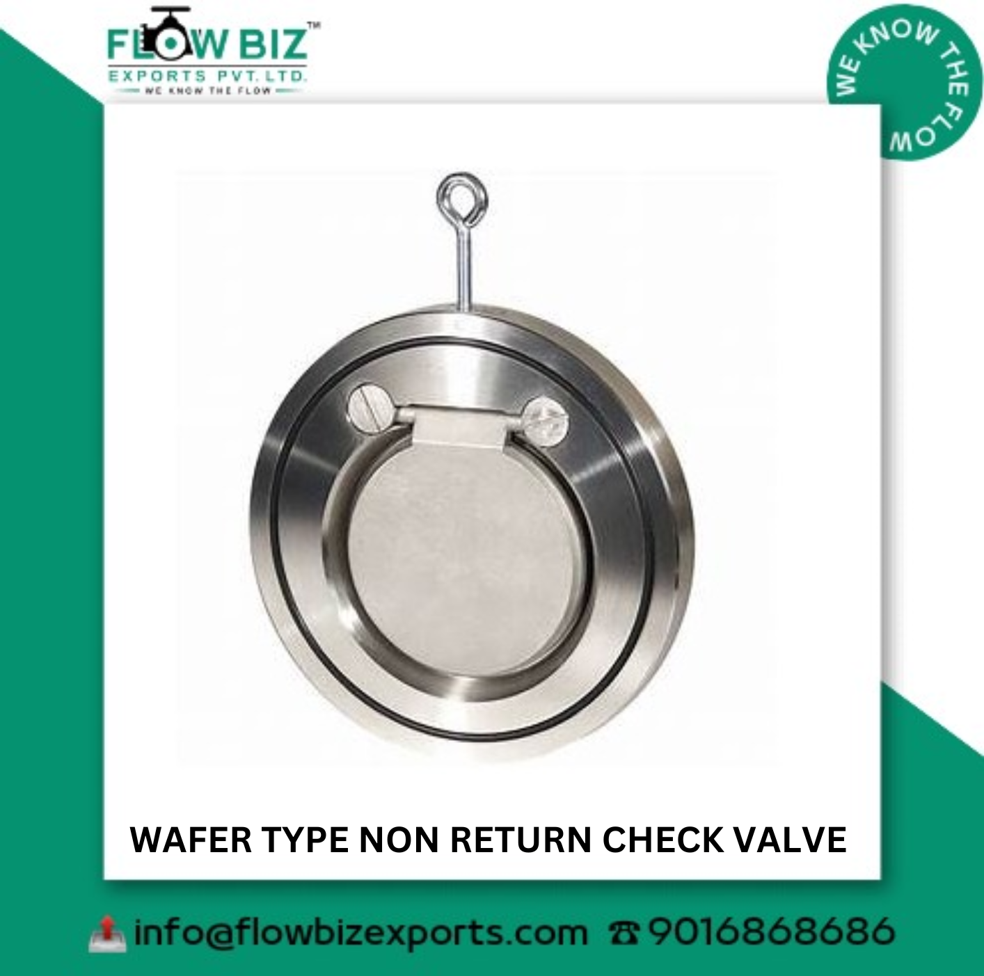 Wafer Type Non-Return Check Valve Manufacturer in Nashik