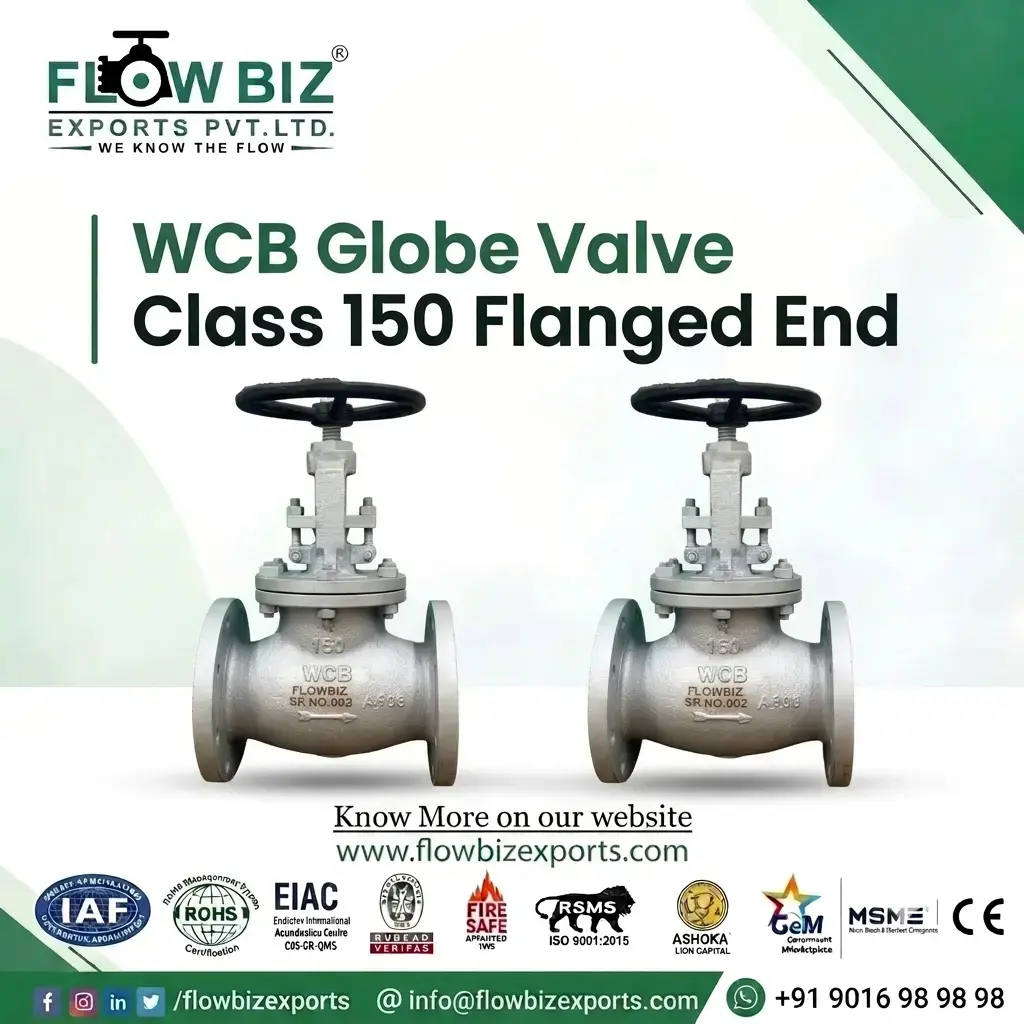 WCB Globe Valve Class 150 Flanged End