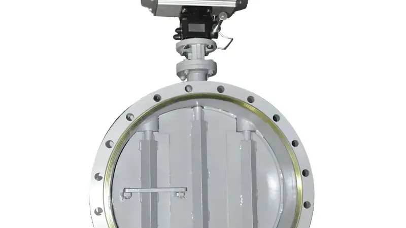 Pneumatic Round Louver Damper