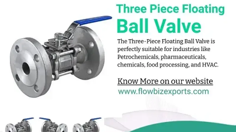 a reliable and efficient three piece floating ball valve manufacturer india - Flowbiz