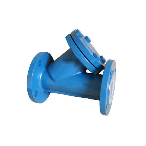 ptfe lined y type strainer, pfa lined y type strainer manufacturer 